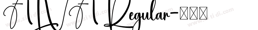 ALVA Regular字体转换